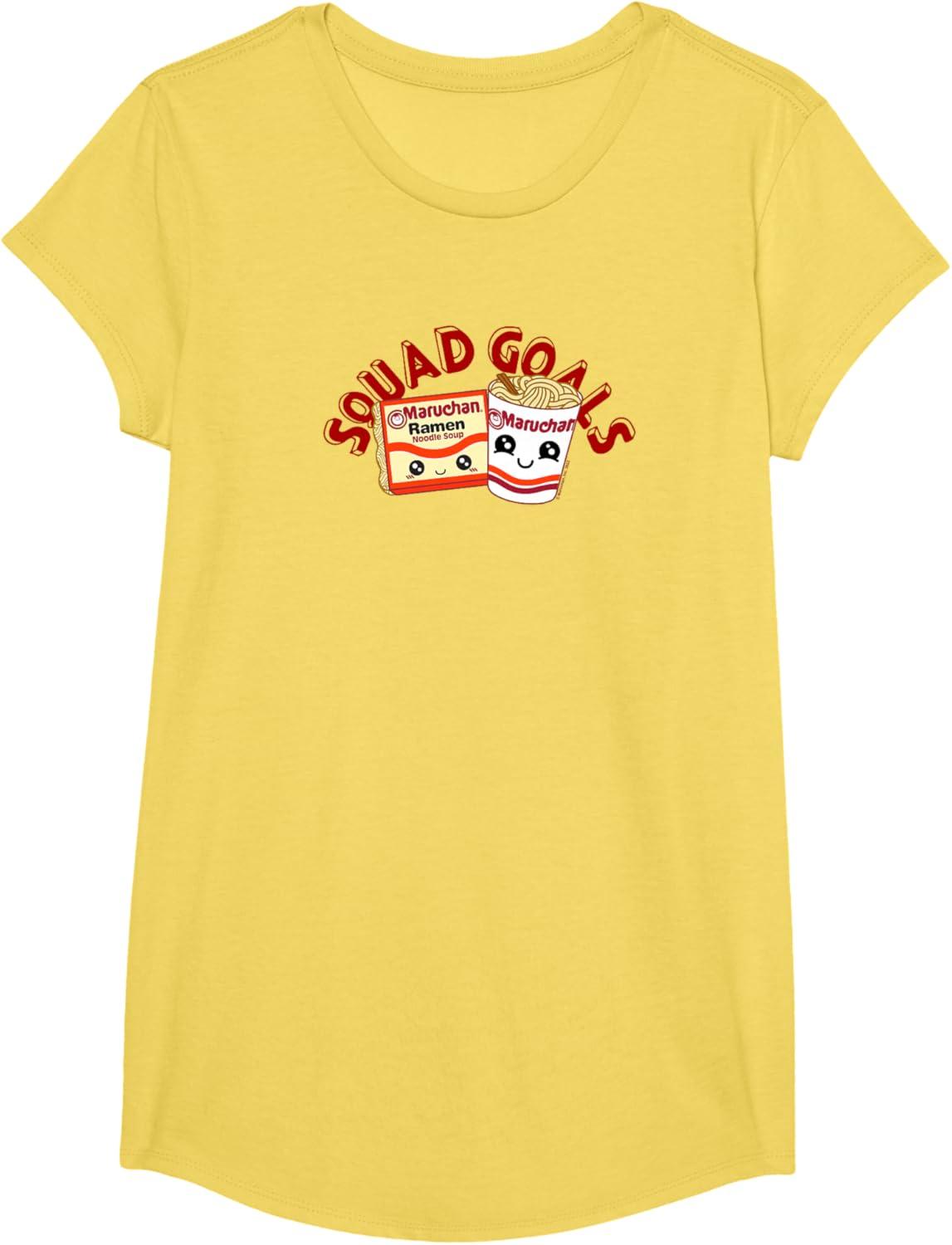 image:imageMaruchan Instant Lunch Squad Goals Noodle Friendship Kawaii TShirtLemon Yellow