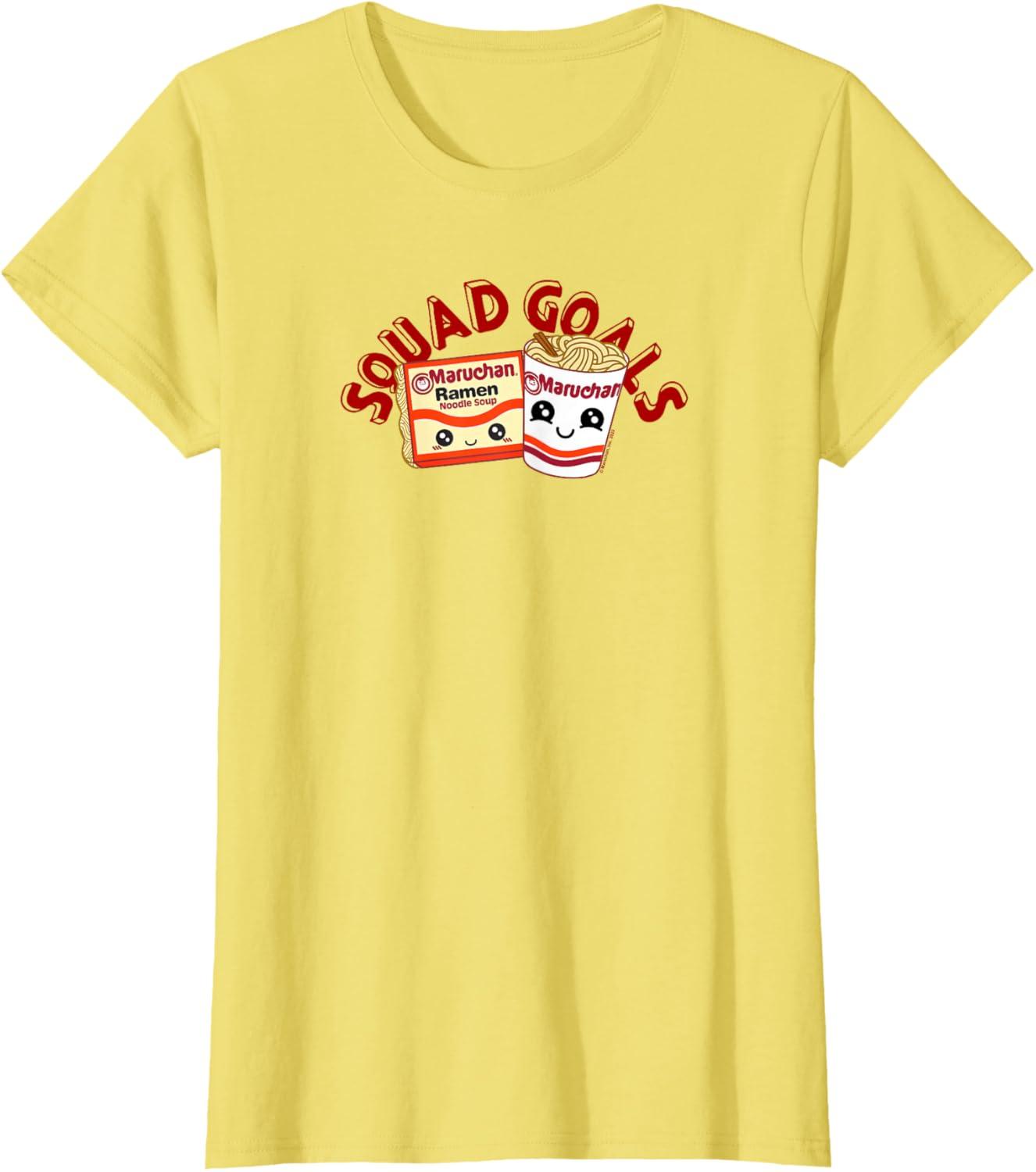 image:imageMaruchan Instant Lunch Squad Goals Noodle Friendship Kawaii TShirtLemon Yellow