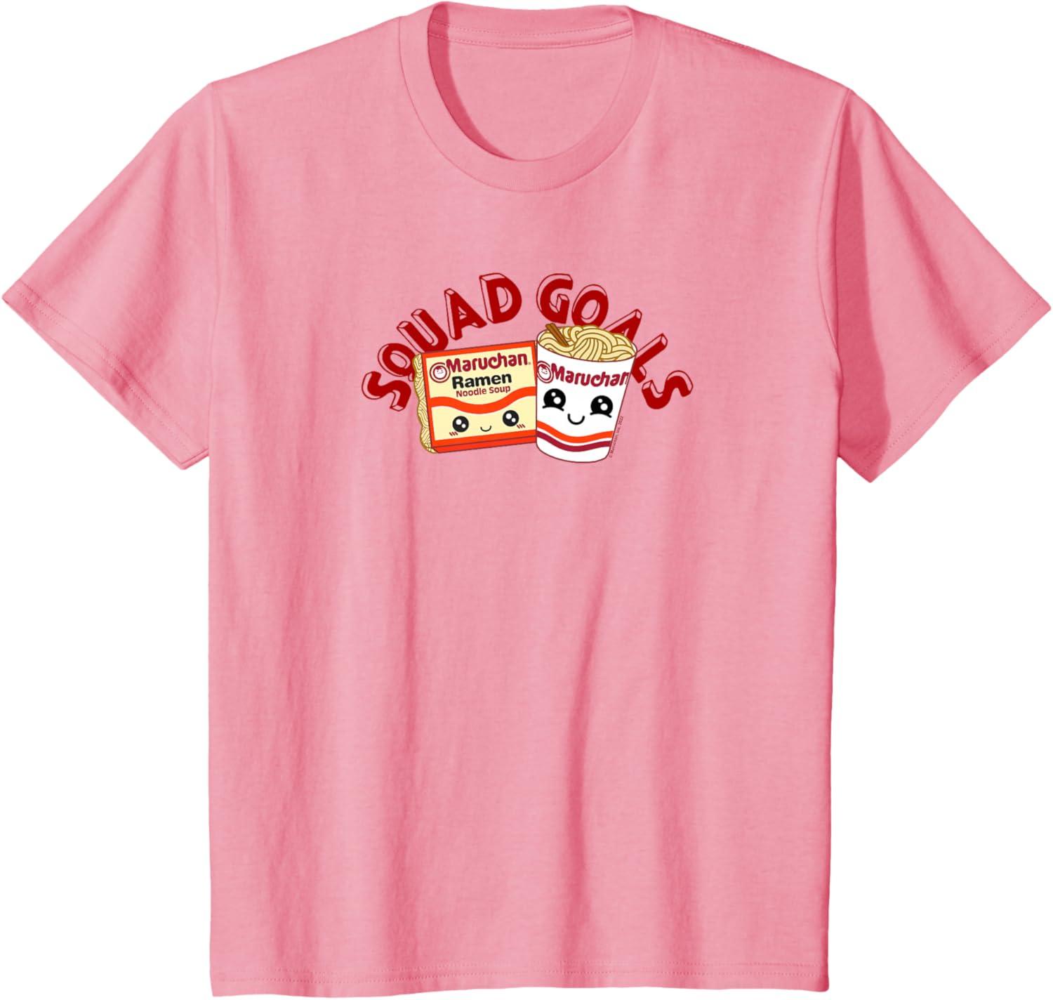 image:imageMaruchan Instant Lunch Squad Goals Noodle Friendship Kawaii TShirtPink