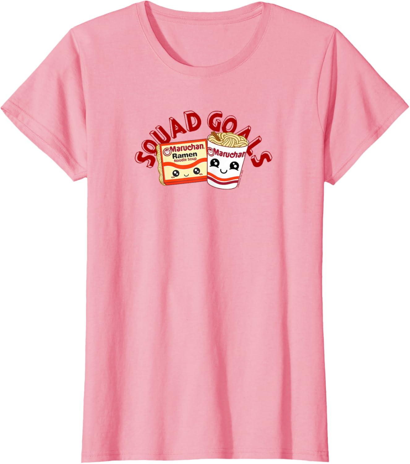 image:imageMaruchan Instant Lunch Squad Goals Noodle Friendship Kawaii TShirtPink