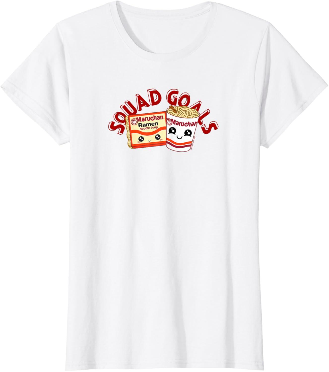 image:imageMaruchan Instant Lunch Squad Goals Noodle Friendship Kawaii TShirtWhite
