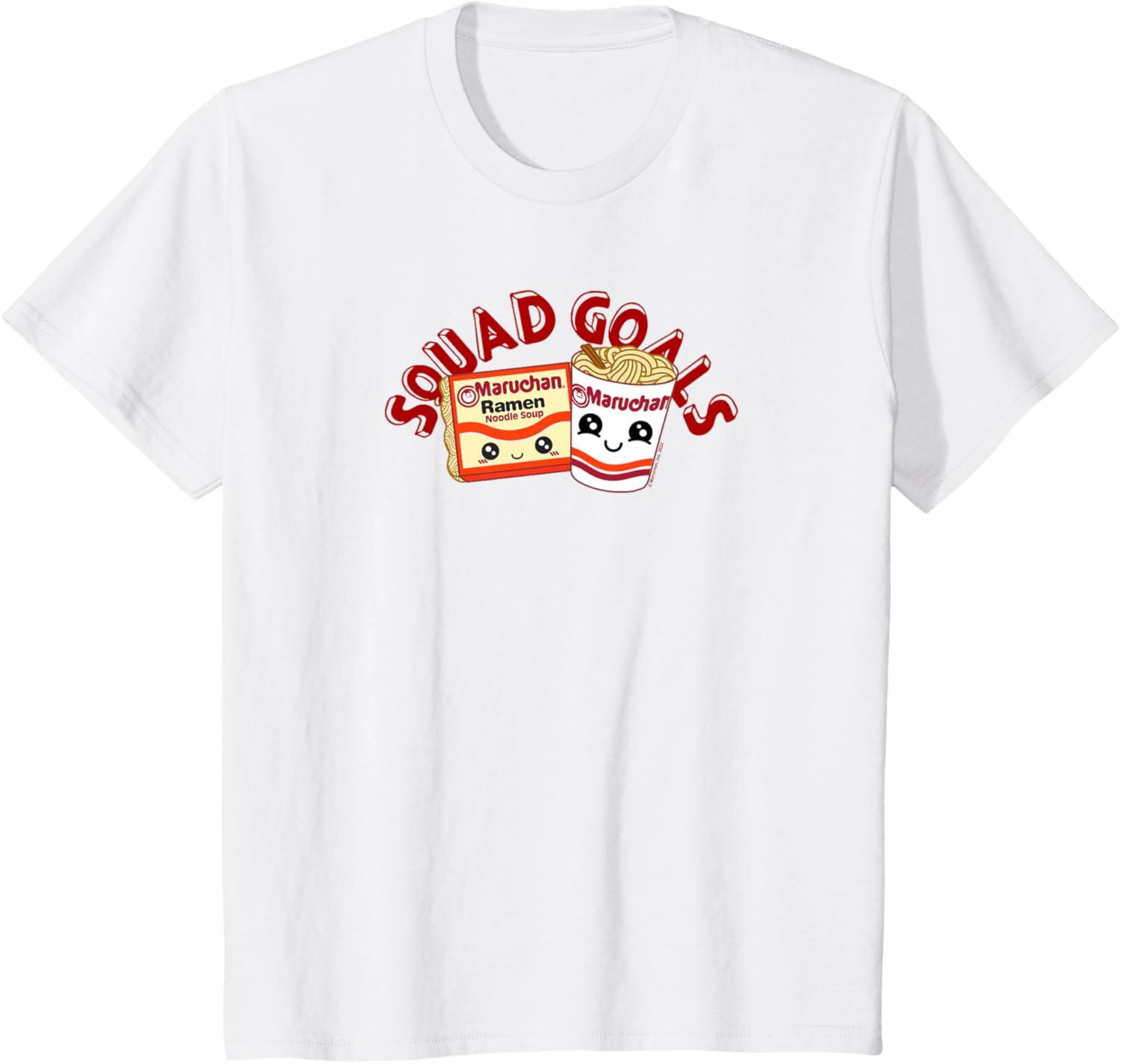 image:imageMaruchan Instant Lunch Squad Goals Noodle Friendship Kawaii TShirtWhite