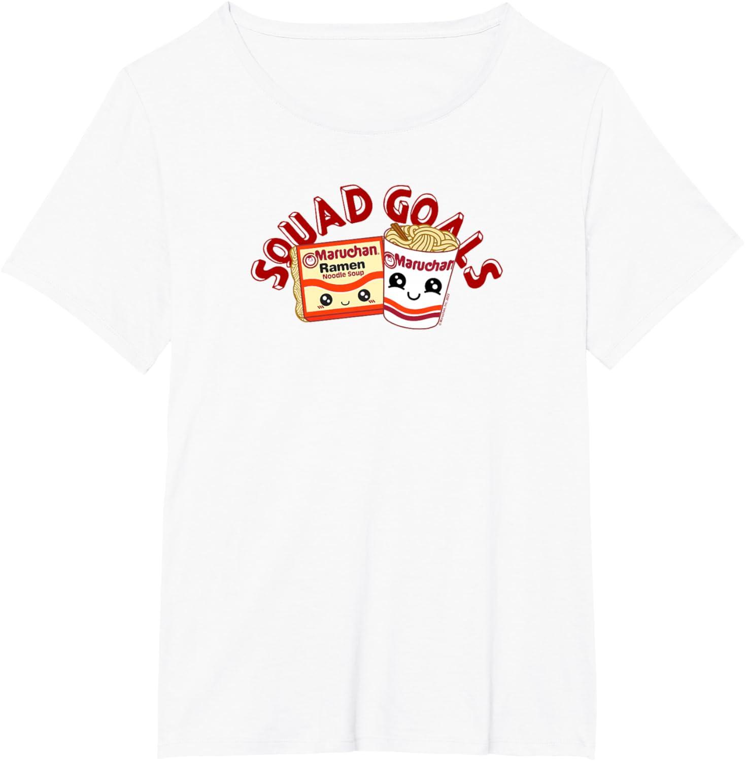 image:imageMaruchan Instant Lunch Squad Goals Noodle Friendship Kawaii TShirtWhite