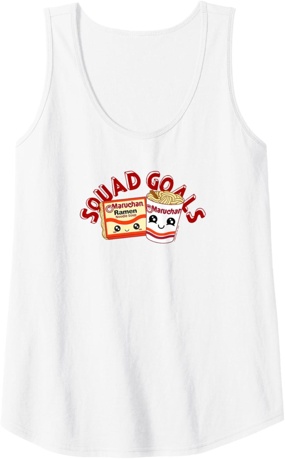 image:imageMaruchan Instant Lunch Squad Goals Noodle Friendship Kawaii Tank TopWhite