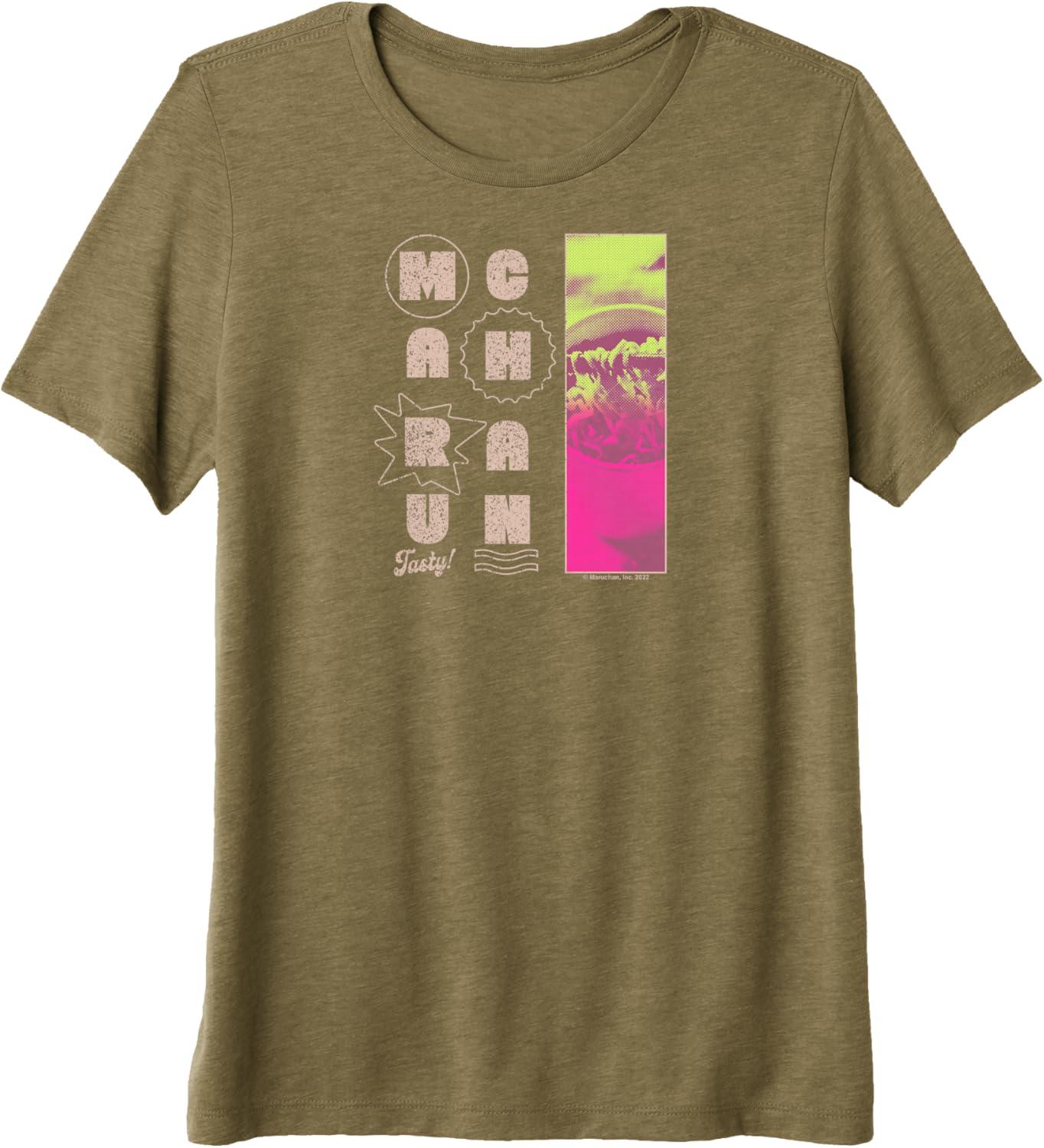 image:imageMaruchan Instant Lunch Tasty Neon Picture Retro Poster Premium TShirtOlive Green