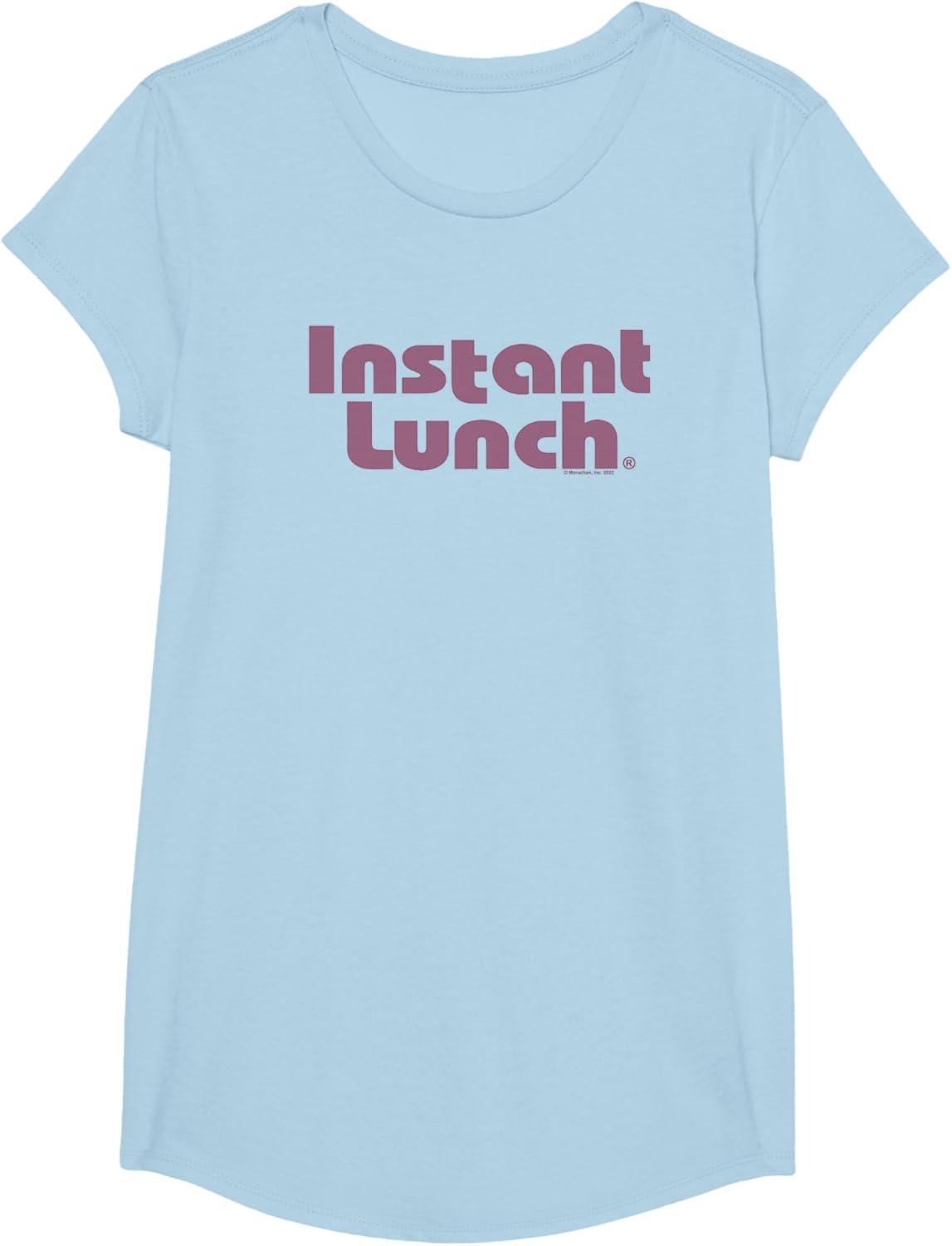 image:imageMaruchan Instant Lunch Text Logo TShirtBaby Blue