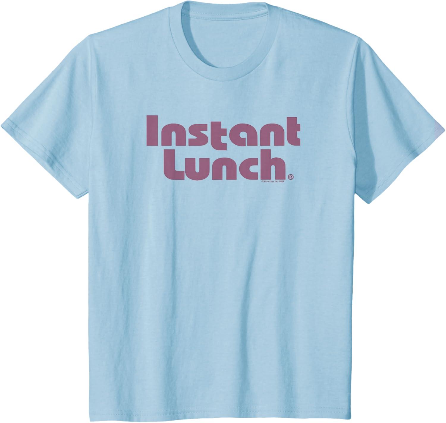 image:imageMaruchan Instant Lunch Text Logo TShirtBaby Blue