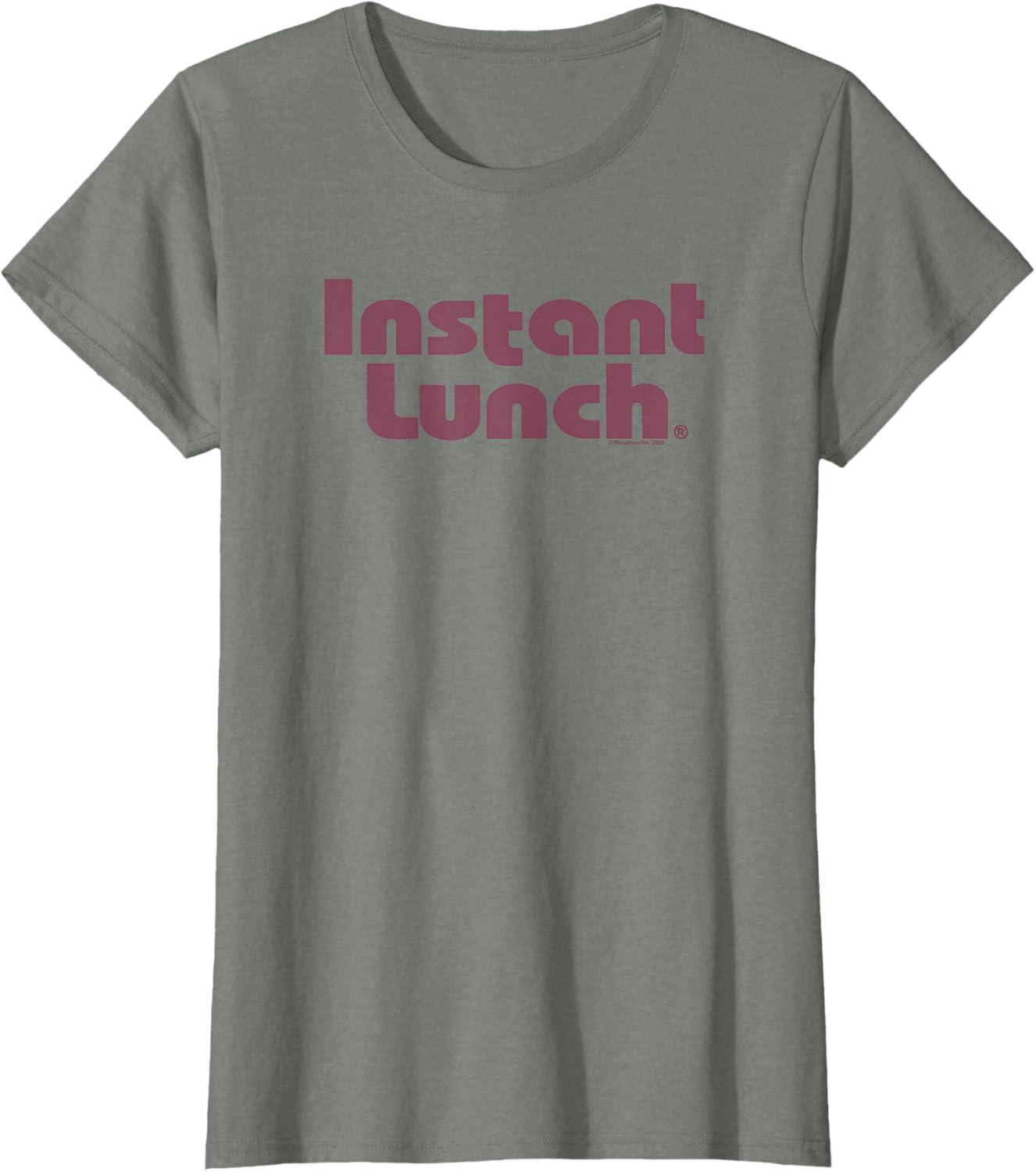 image:imageMaruchan Instant Lunch Text Logo TShirtOlive Heather