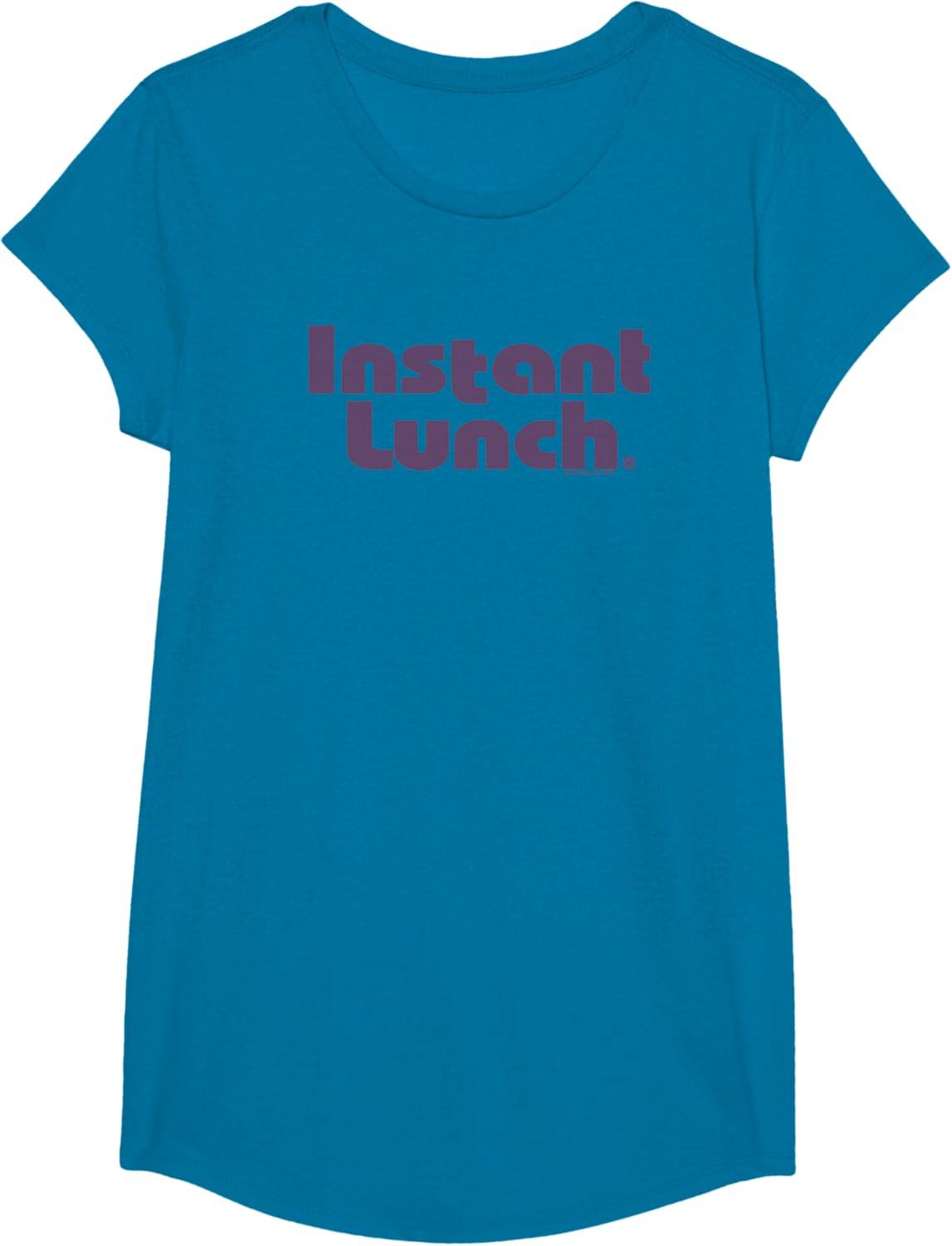 image:imageMaruchan Instant Lunch Text Logo TShirtSapphire Blue