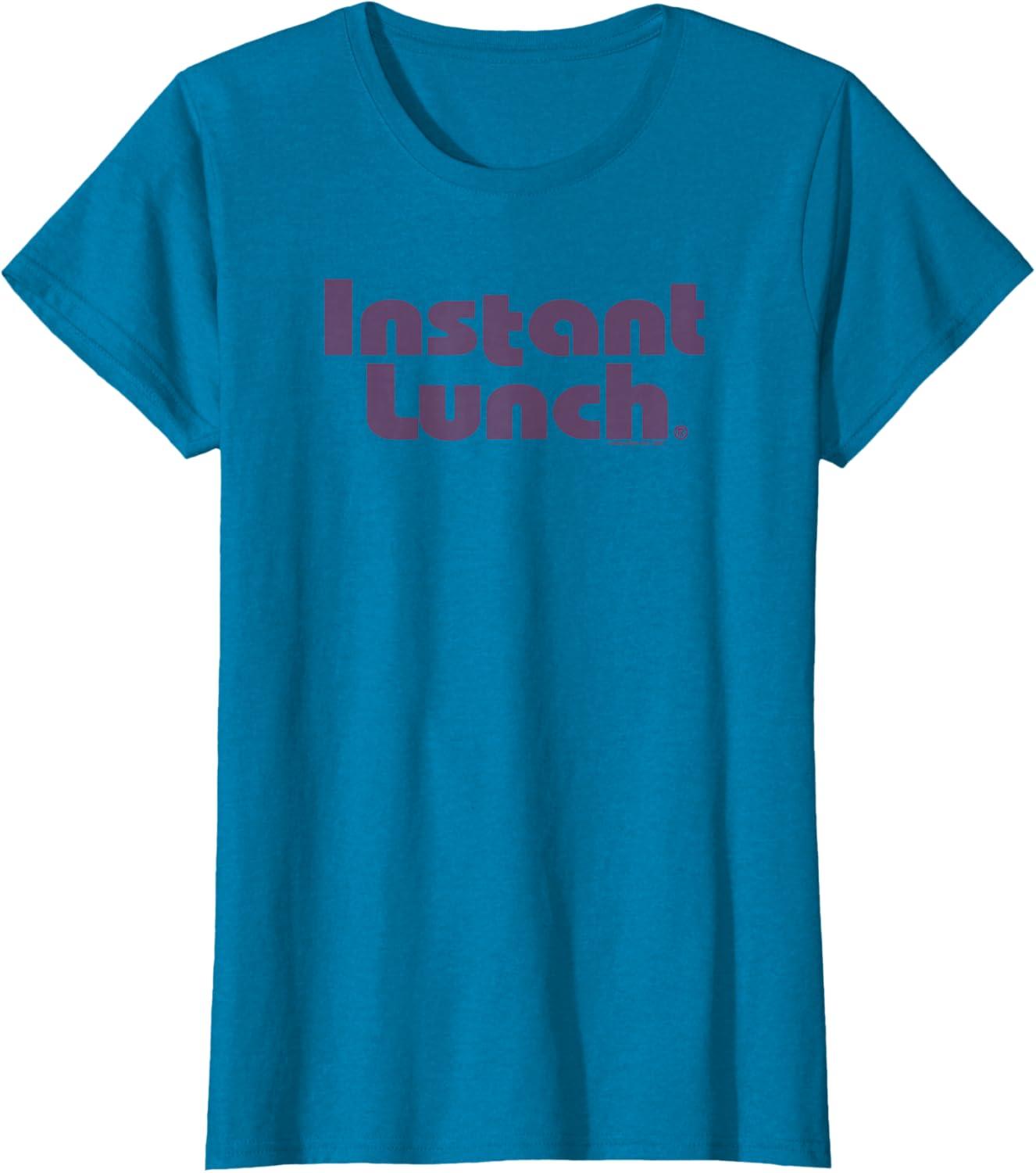 image:imageMaruchan Instant Lunch Text Logo TShirtSapphire Blue