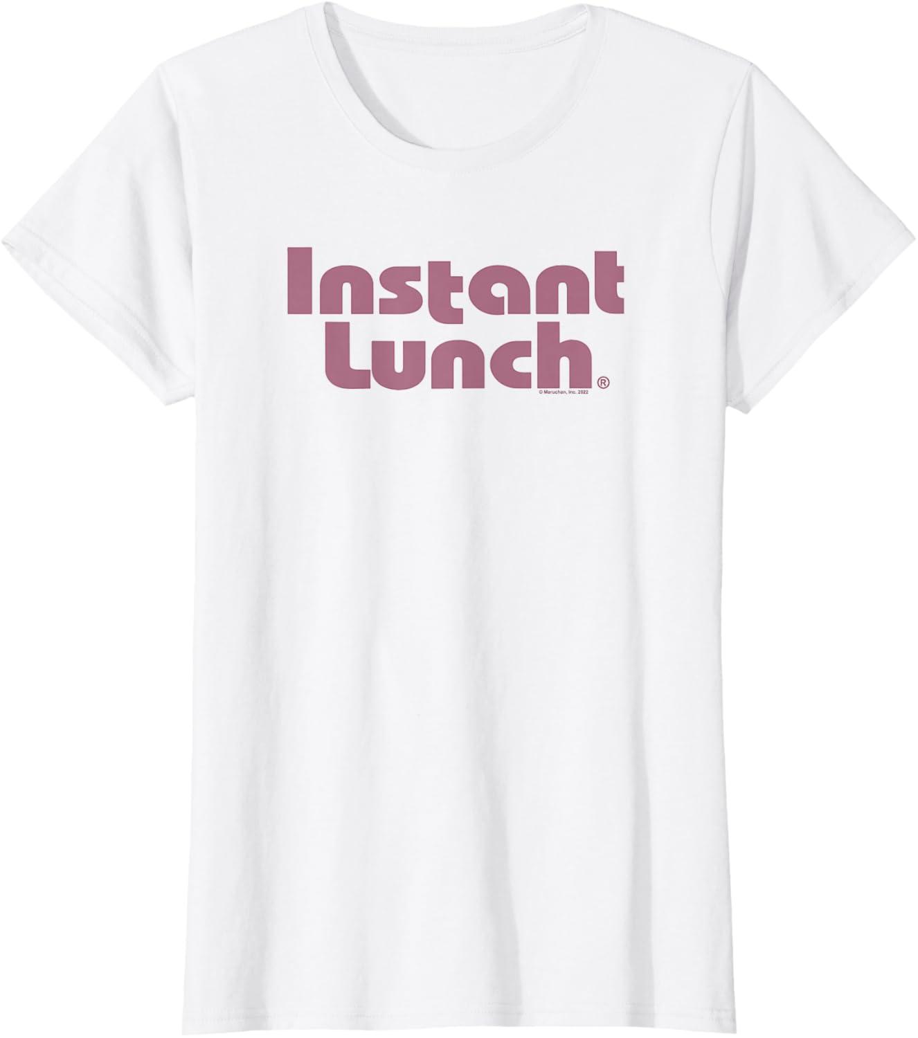 image:imageMaruchan Instant Lunch Text Logo TShirtWhite