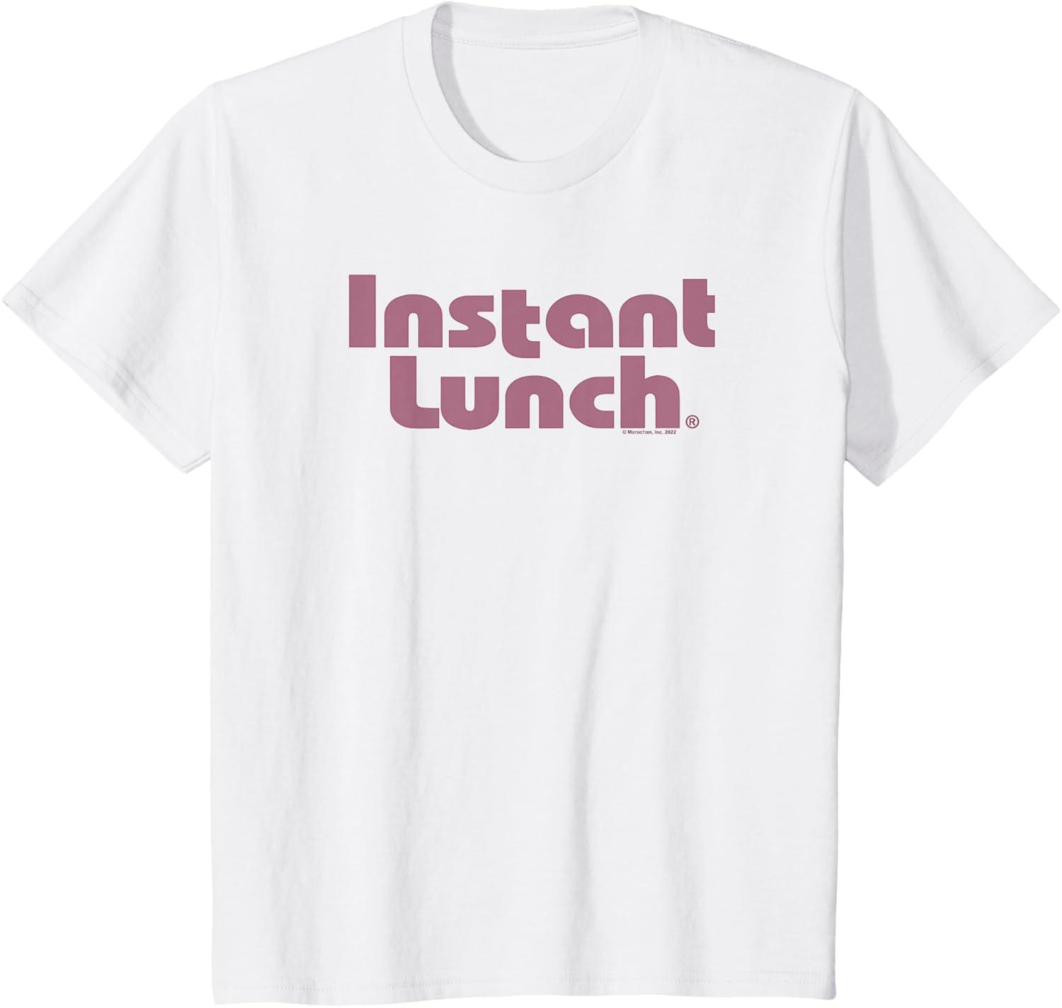 image:imageMaruchan Instant Lunch Text Logo TShirtWhite
