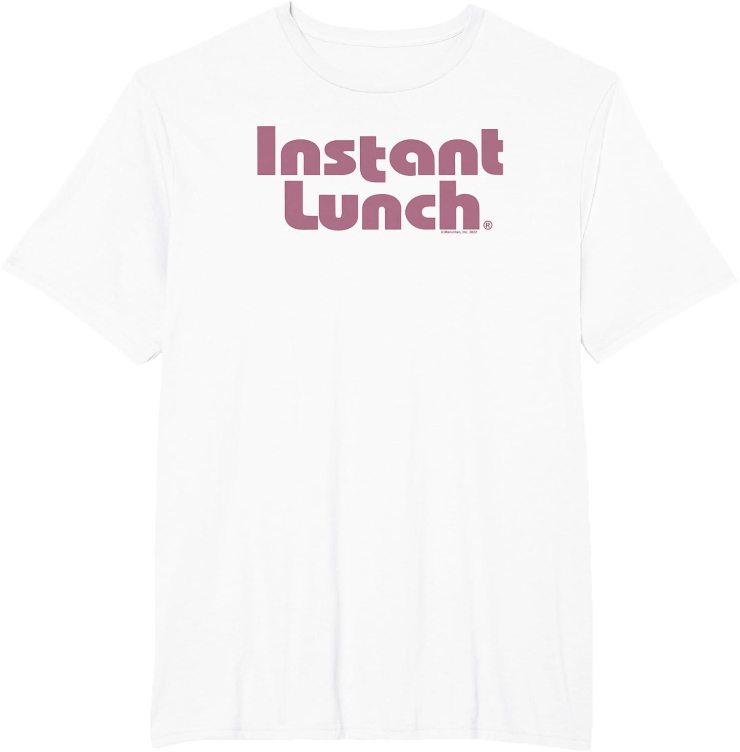 image:imageMaruchan Instant Lunch Text Logo TShirtWhite