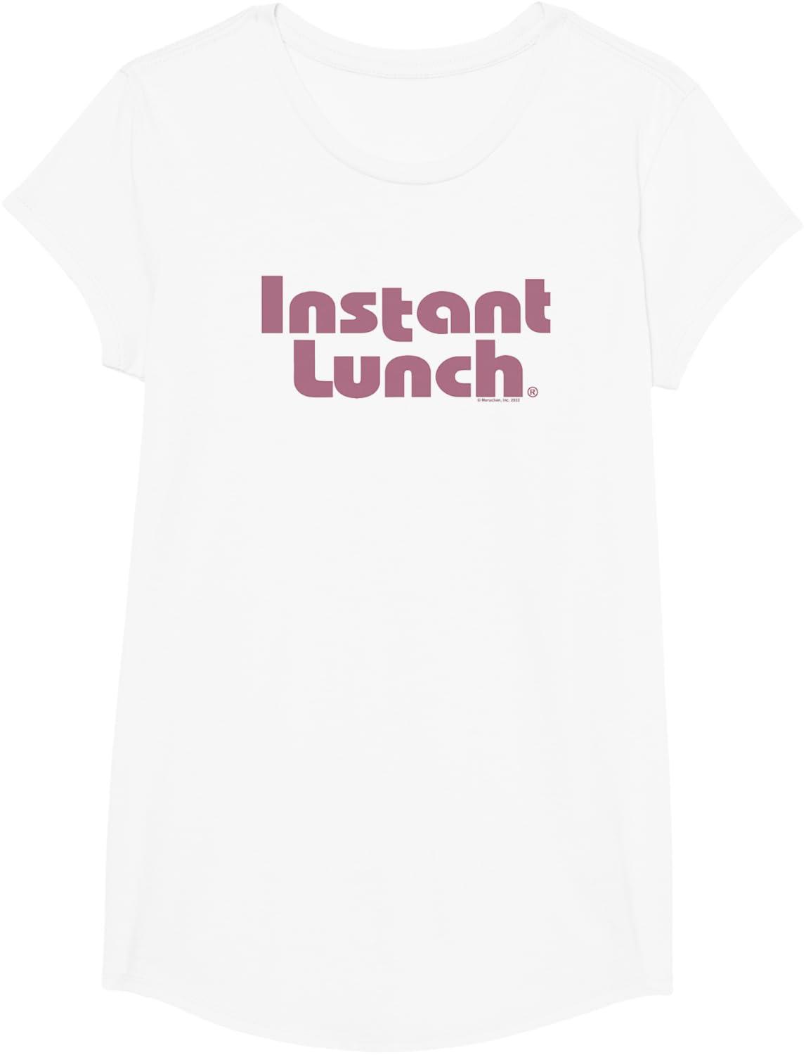 image:imageMaruchan Instant Lunch Text Logo TShirtWhite
