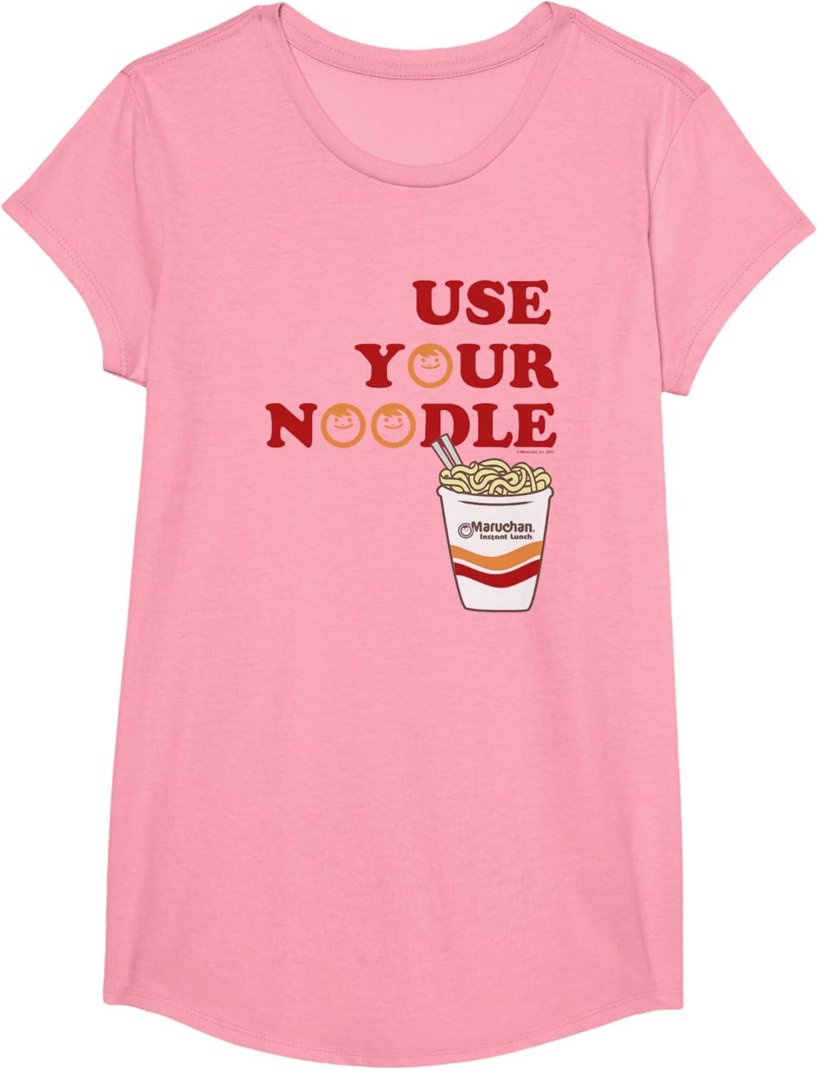 image:imageMaruchan Instant Lunch Use Your Noodle Cup Logo TShirtPink