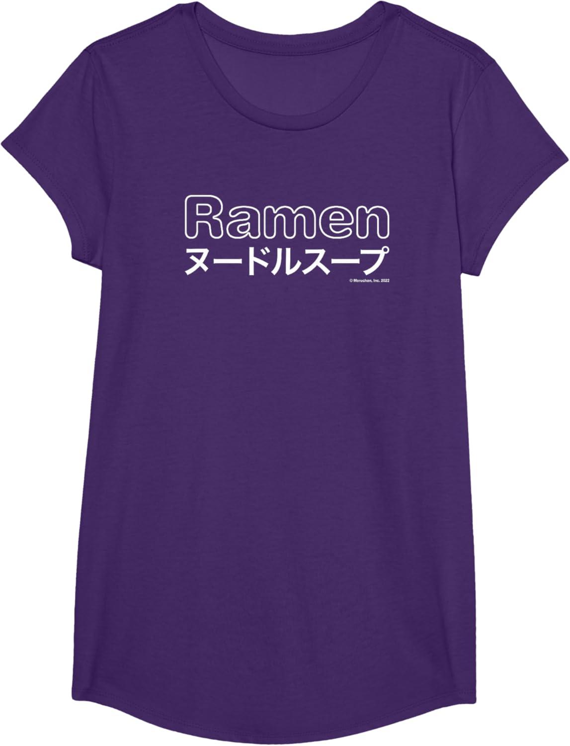 image:imageMaruchan Japanese Ramen Katakana Logo TShirtPurple