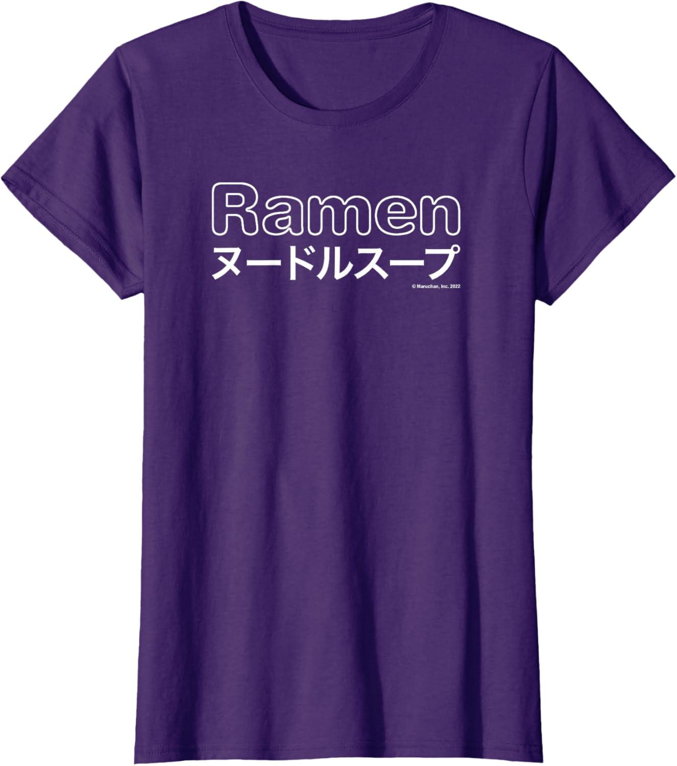 image:imageMaruchan Japanese Ramen Katakana Logo TShirtPurple
