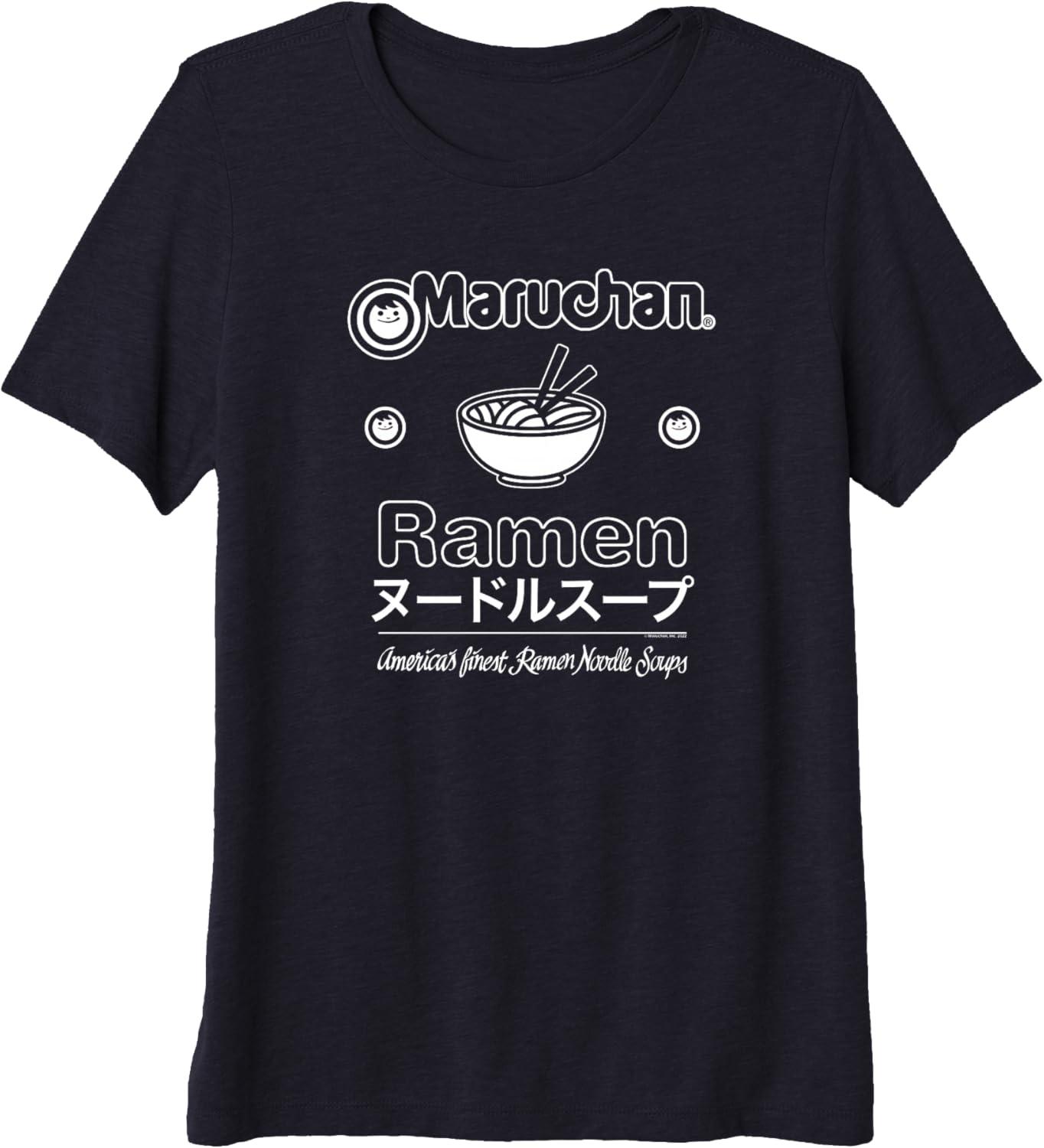 image:imageMaruchan Katakana Americans Finest Ramen Noodle Soup Premium Triblend TShirtNavy Blue