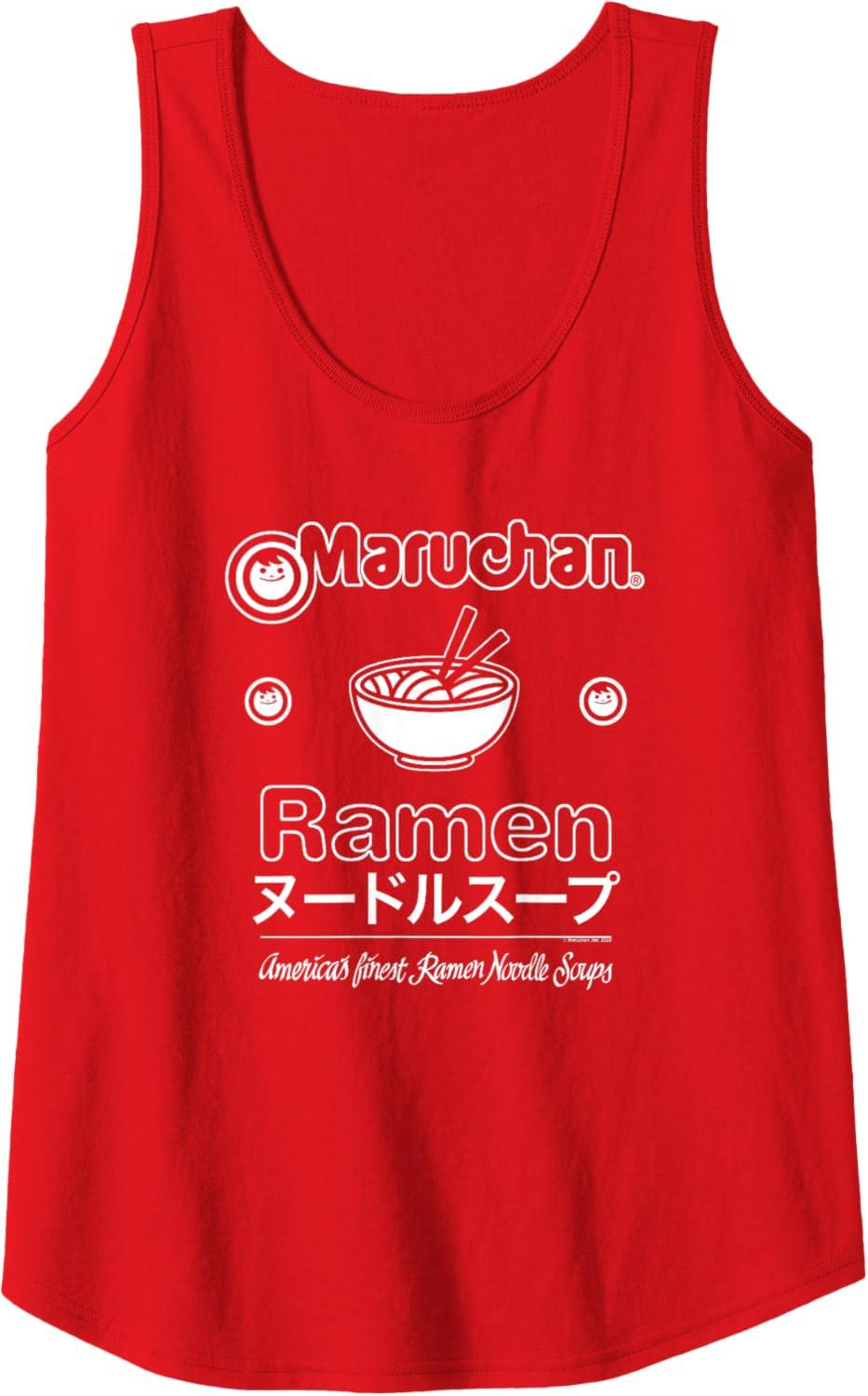image:imageMaruchan Katakana Americans Finest Ramen Noodle Soup Tank TopRed
