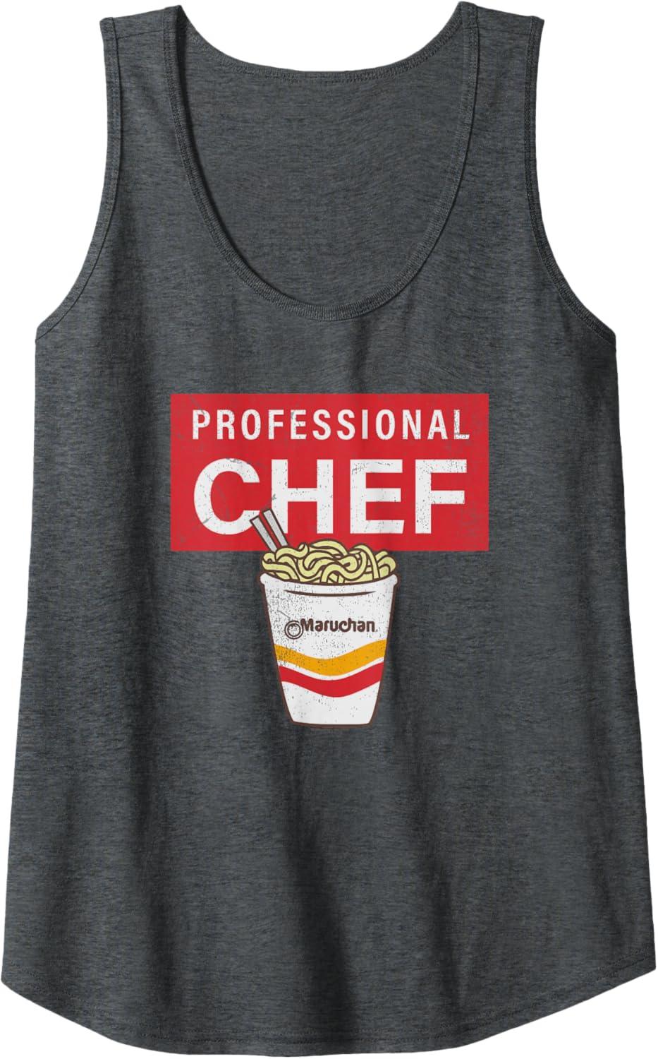 image:imageMaruchan Professional Ramen Noodle Chef Tank TopDark Heather Grey
