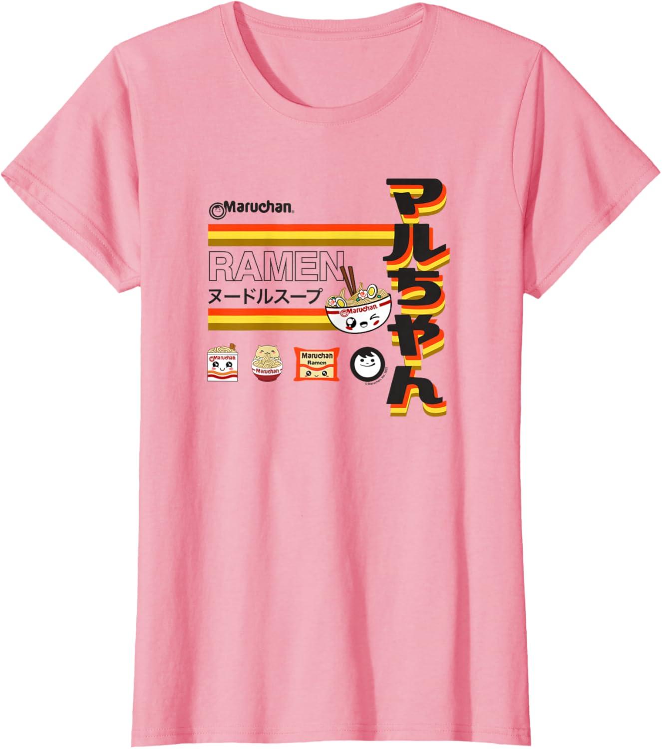 image:imageMaruchan Ramen Cute Anime Faces Poster TShirtPink
