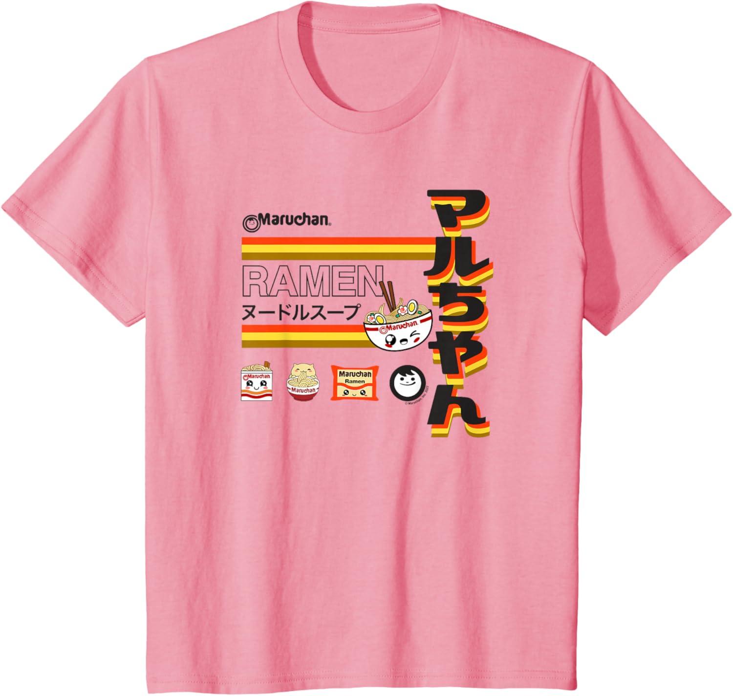 image:imageMaruchan Ramen Cute Anime Faces Poster TShirtPink