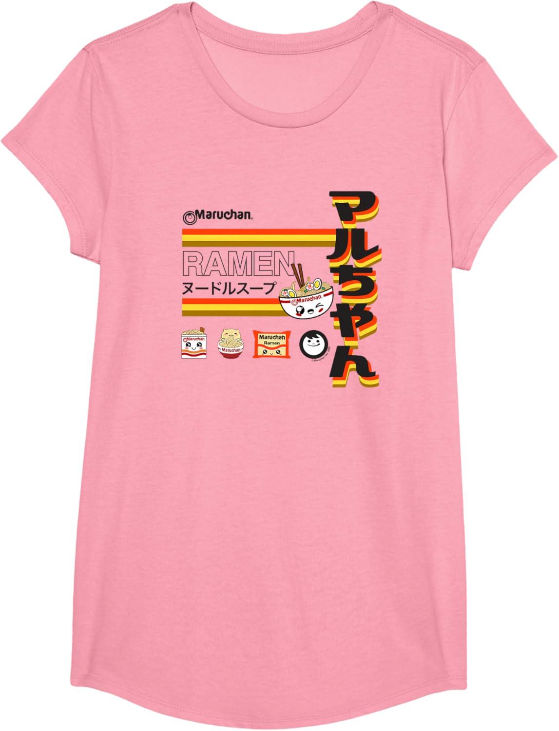 image:imageMaruchan Ramen Cute Anime Faces Poster TShirtPink