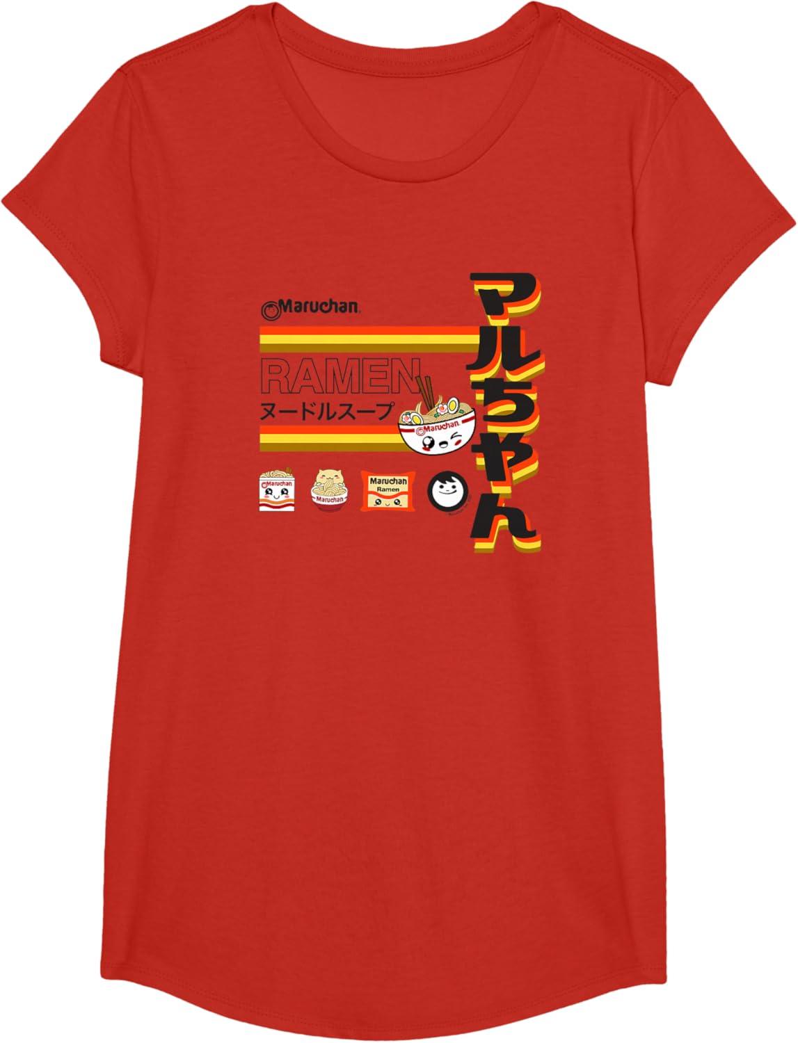 image:imageMaruchan Ramen Cute Anime Faces Poster TShirtRed