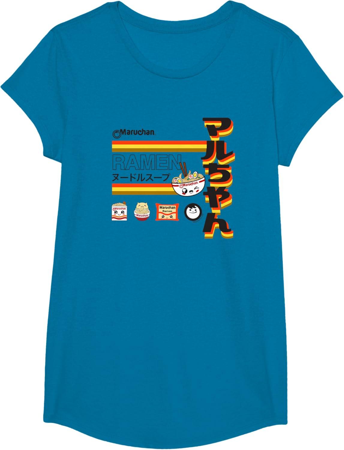 image:imageMaruchan Ramen Cute Anime Faces Poster TShirtSapphire Blue