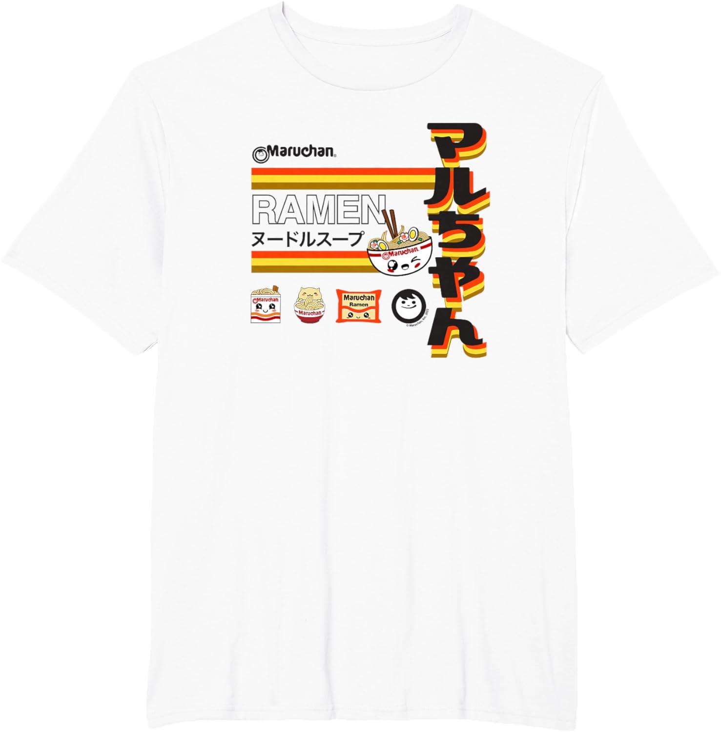 image:imageMaruchan Ramen Cute Anime Faces Poster TShirtWhite