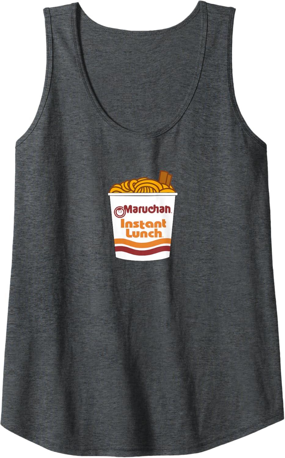 image:imageMaruchan Ramen Noodle Cup With Chop Sticks Tank TopDark Heather Grey