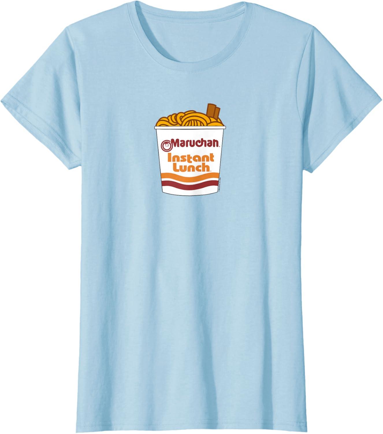 image:imageMaruchan Ramen Noodle Cup with Chop Sticks TShirtBaby Blue