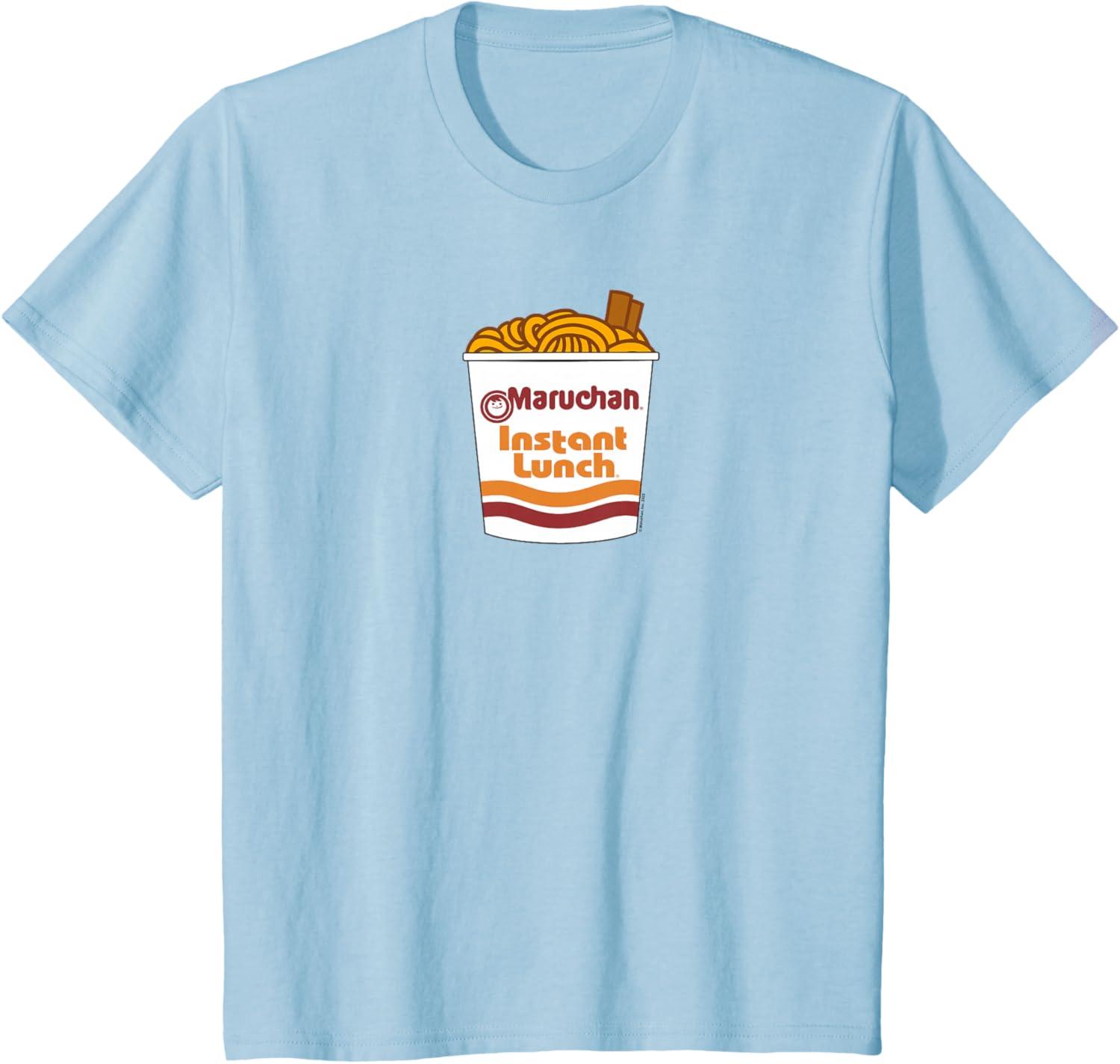image:imageMaruchan Ramen Noodle Cup with Chop Sticks TShirtBaby Blue