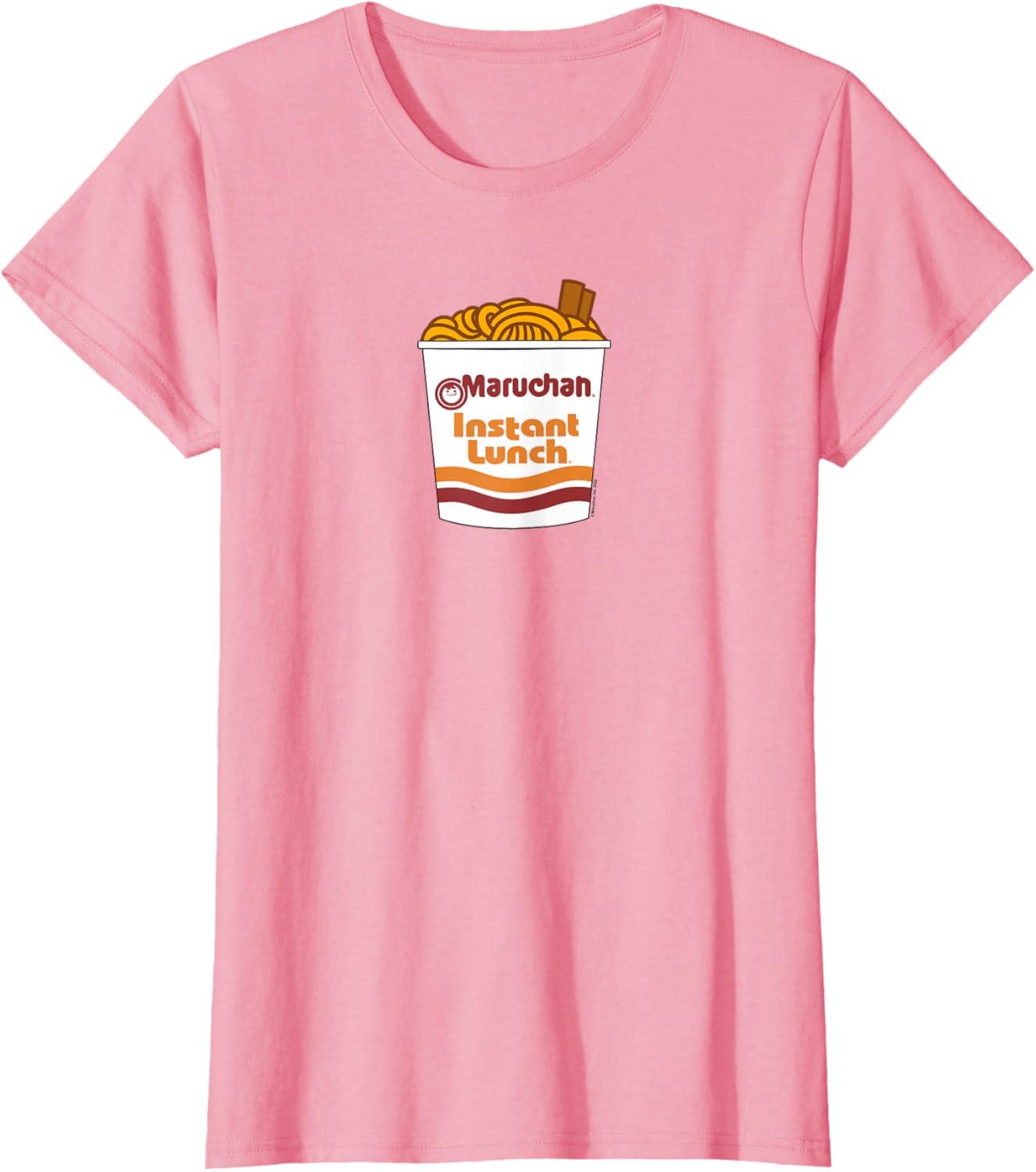 image:imageMaruchan Ramen Noodle Cup with Chop Sticks TShirtPink