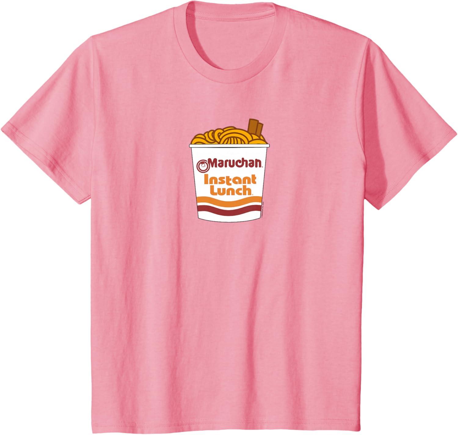 image:imageMaruchan Ramen Noodle Cup with Chop Sticks TShirtPink