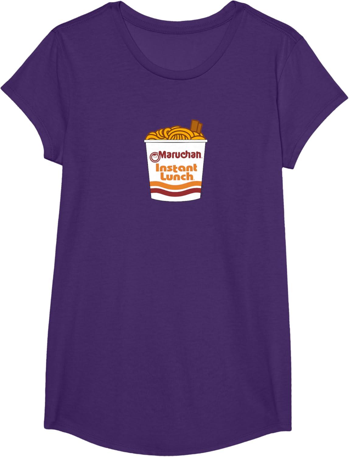 image:imageMaruchan Ramen Noodle Cup with Chop Sticks TShirtPurple