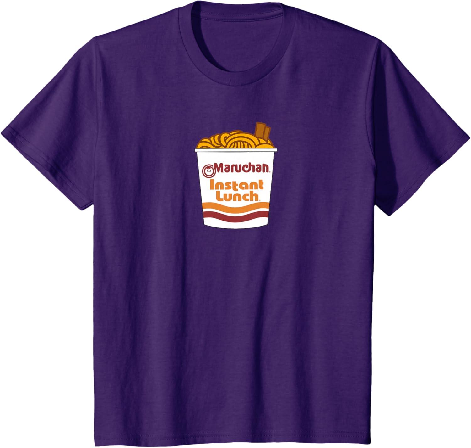 image:imageMaruchan Ramen Noodle Cup with Chop Sticks TShirtPurple