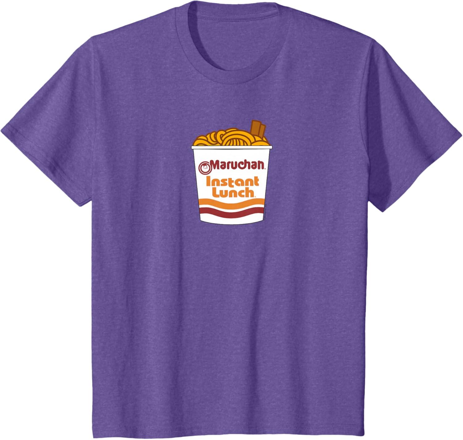 image:imageMaruchan Ramen Noodle Cup with Chop Sticks TShirtPurple Heather