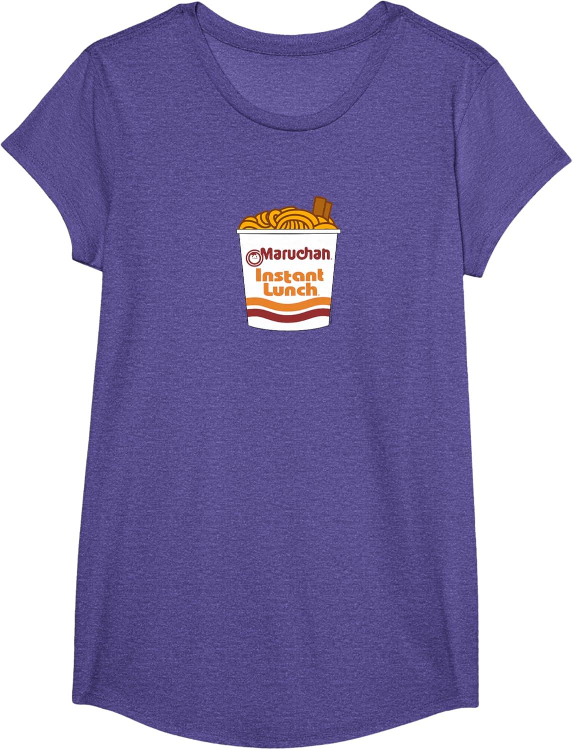 image:imageMaruchan Ramen Noodle Cup with Chop Sticks TShirtPurple Heather