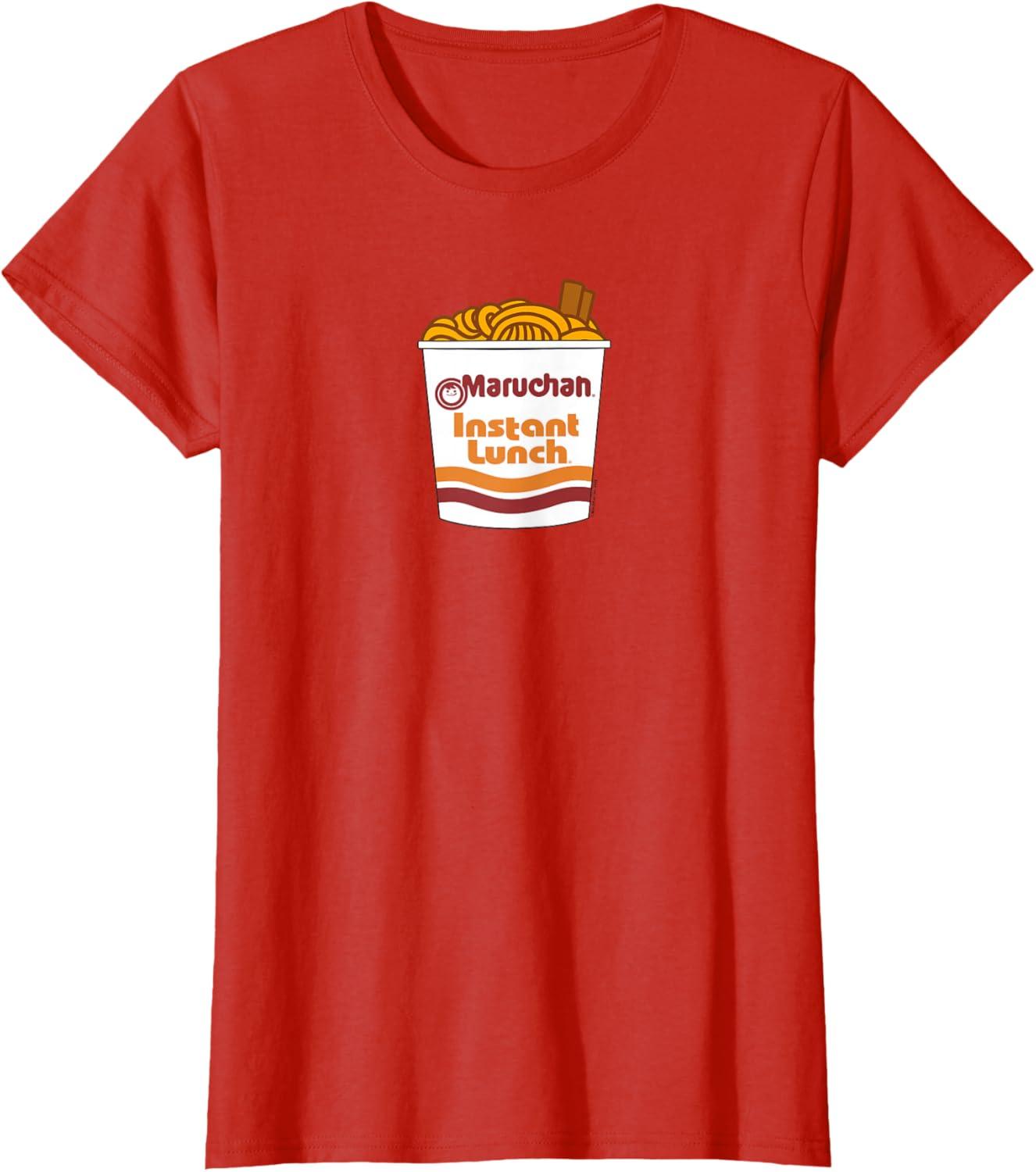 image:imageMaruchan Ramen Noodle Cup with Chop Sticks TShirtRed