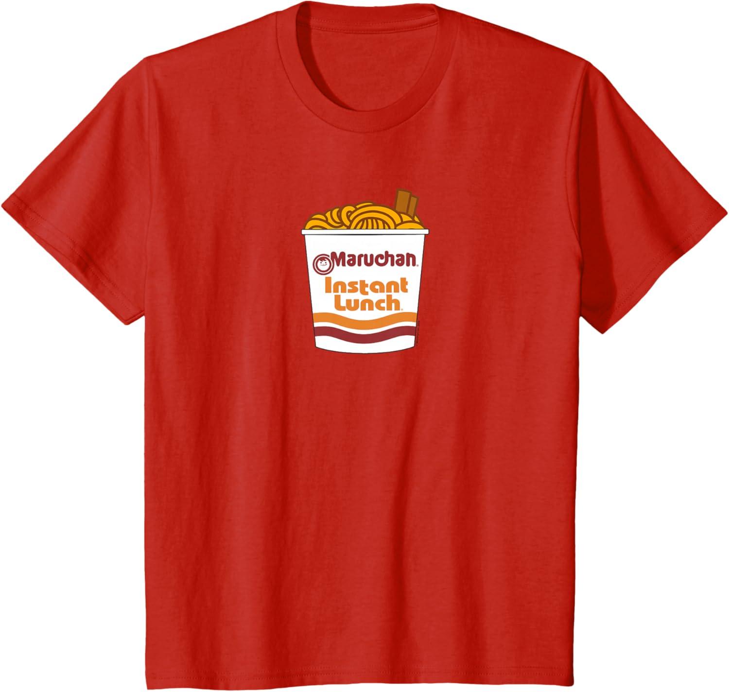 image:imageMaruchan Ramen Noodle Cup with Chop Sticks TShirtRed