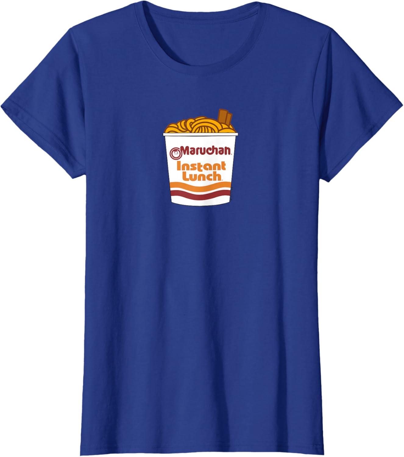 image:imageMaruchan Ramen Noodle Cup with Chop Sticks TShirtRoyal Blue