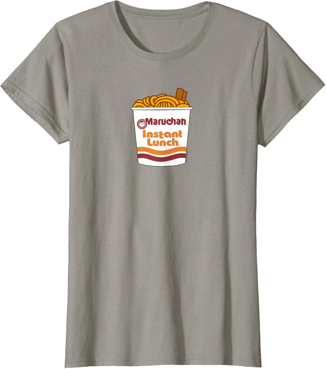 image:imageMaruchan Ramen Noodle Cup with Chop Sticks TShirtSlate Grey