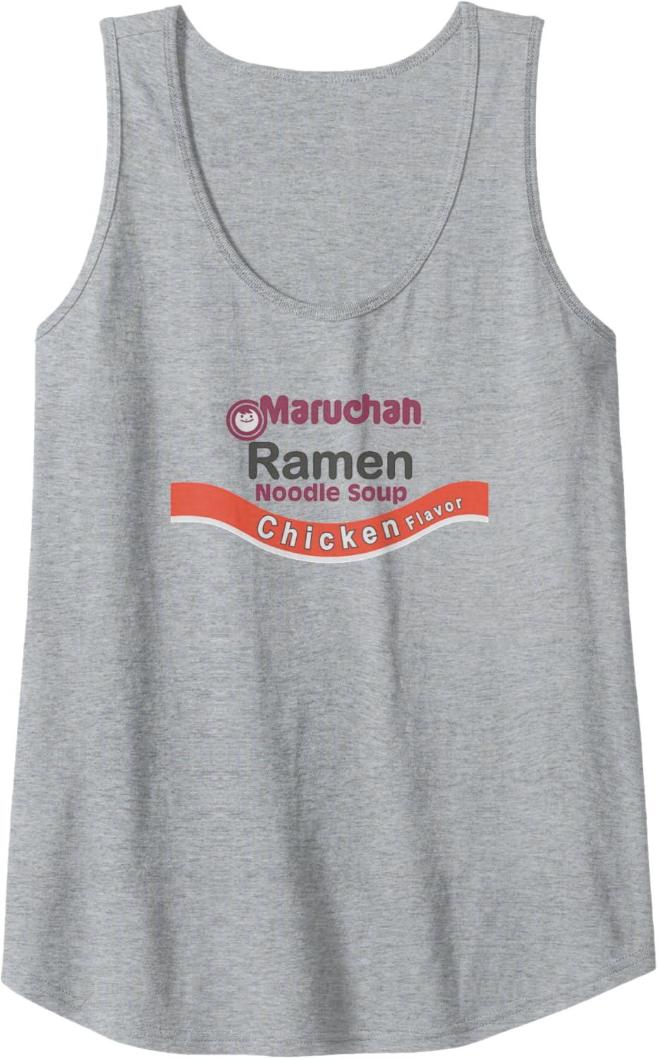 image:imageMaruchan Ramen Noodle Soup Chicken Flavor Logo Tank TopHeather Grey