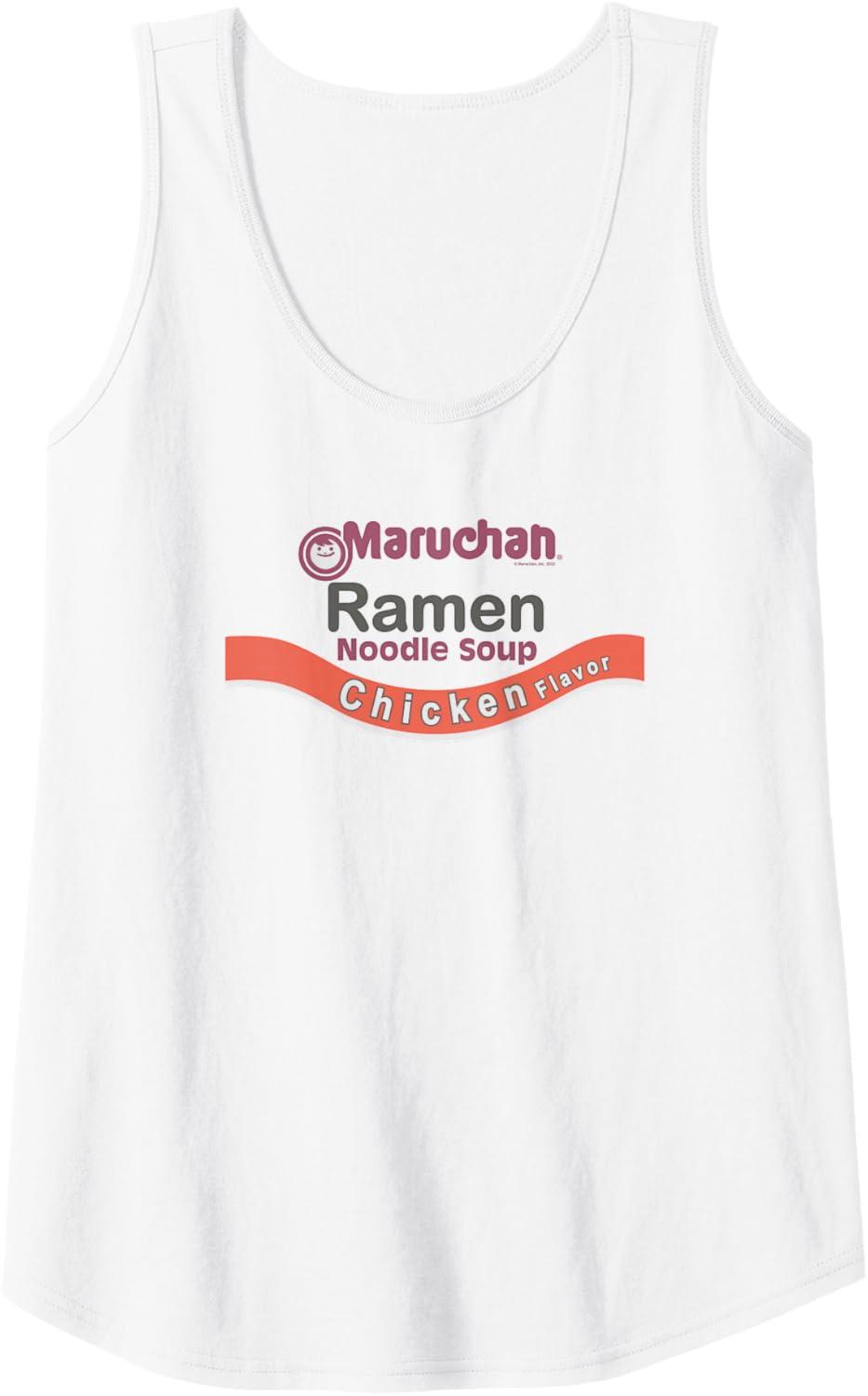 image:imageMaruchan Ramen Noodle Soup Chicken Flavor Logo Tank TopWhite