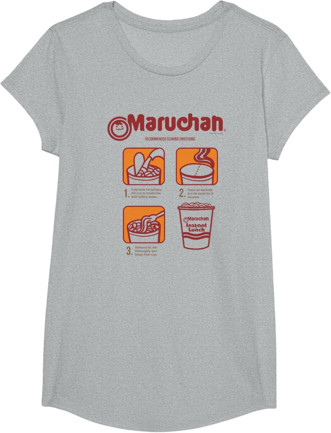 image:imageMaruchan Recommended Cooking Directions Poster TShirtHeather Grey