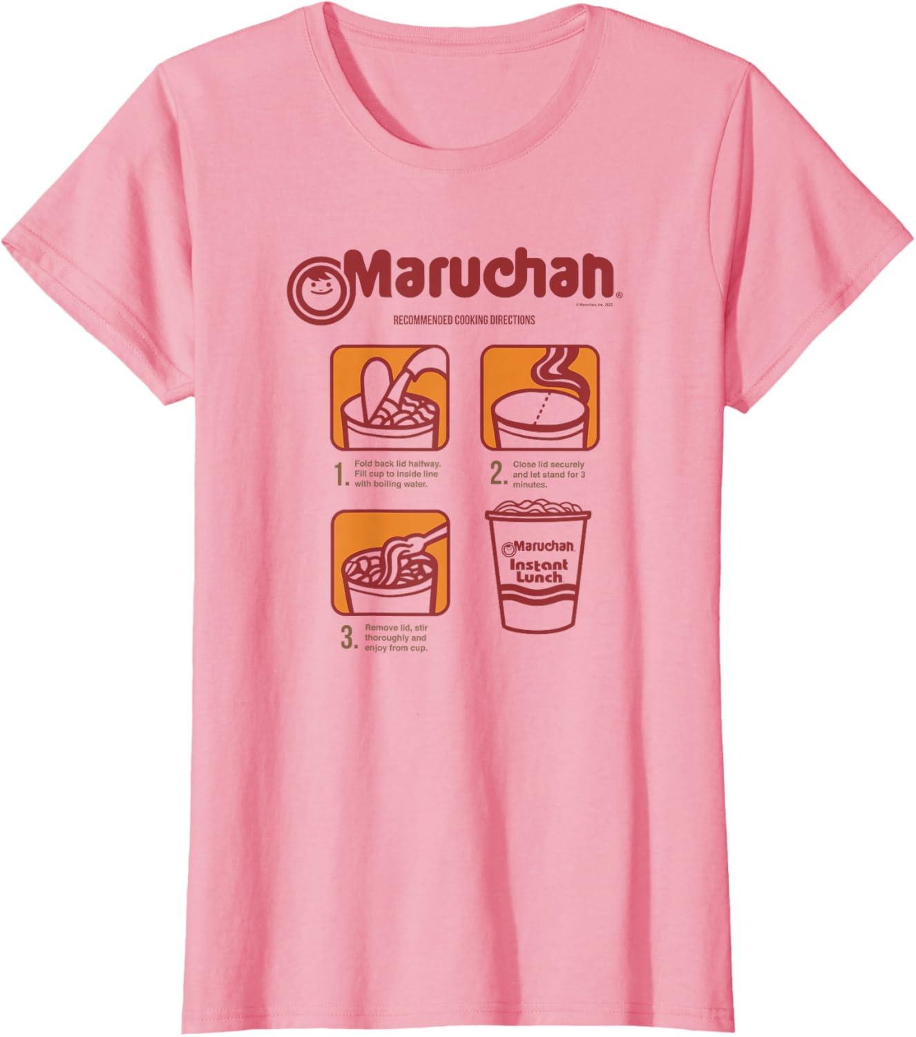 image:imageMaruchan Recommended Cooking Directions Poster TShirtPink