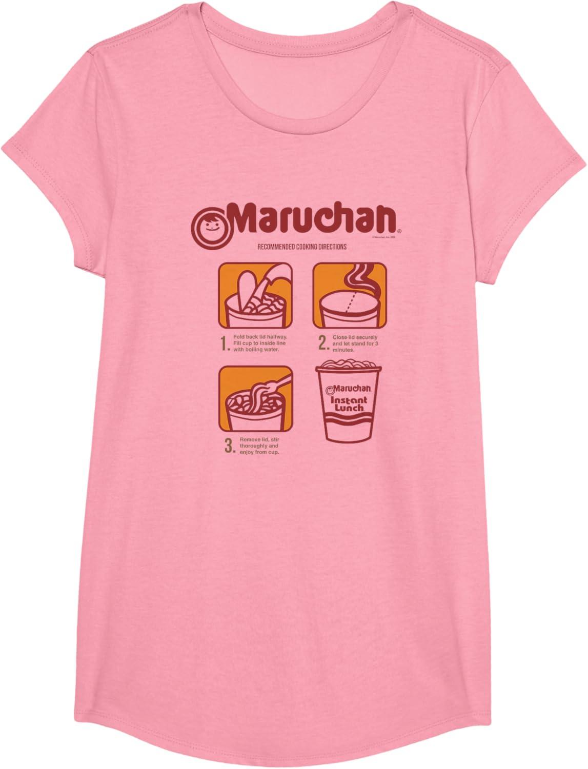 image:imageMaruchan Recommended Cooking Directions Poster TShirtPink