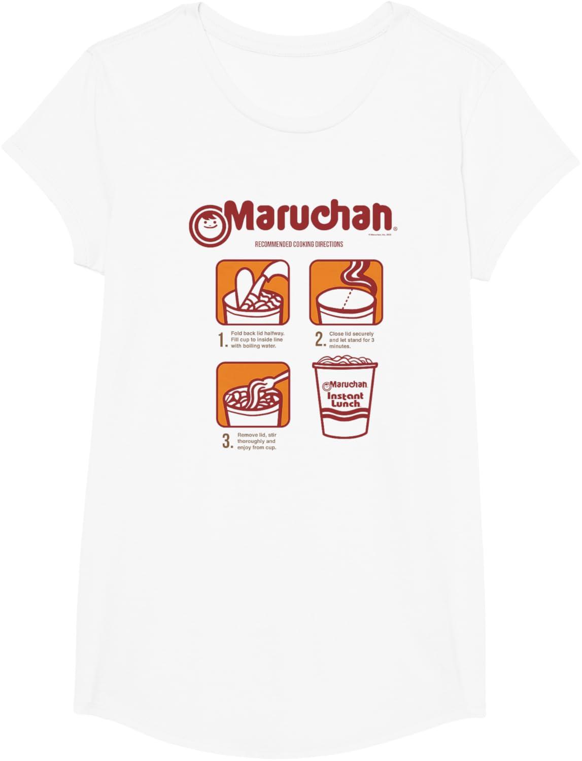 image:imageMaruchan Recommended Cooking Directions Poster TShirtWhite