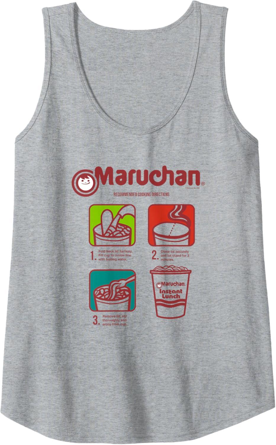 image:imageMaruchan Recommended Cooking Directions Symbols Tank TopHeather Grey
